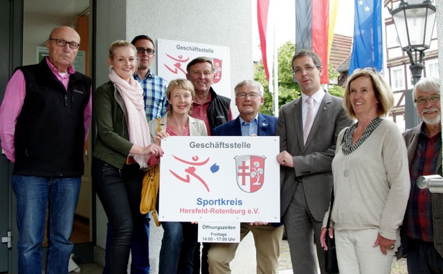 Sportkreis eröffnet Geschäftsstelle in Rotenburg