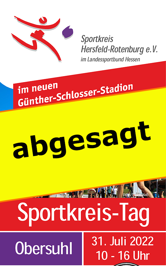 Achtung: Sportkreis-Tag in Obersuhl abgesagt!