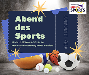 Eintrittskarten für den Abend des Sports